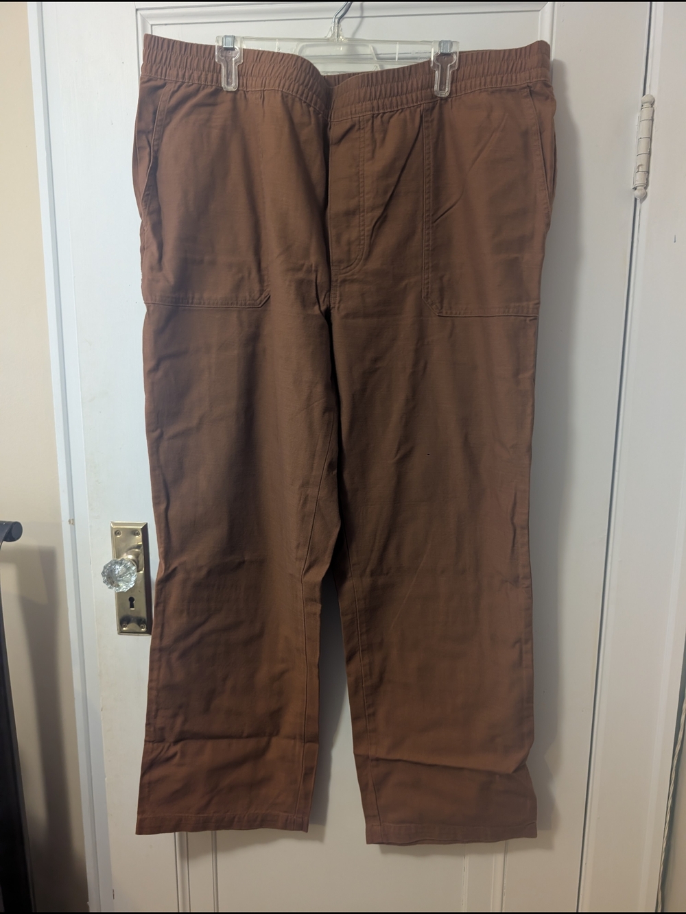 Lands' End Men's Chinos in Dark Camel